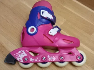 Patines en línea rosas. Talla 30/32