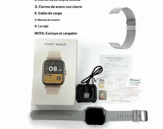 Smartwatch Nuevo Correa Acero y Silicona