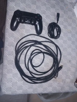 Mando PS4 Pro + Cables