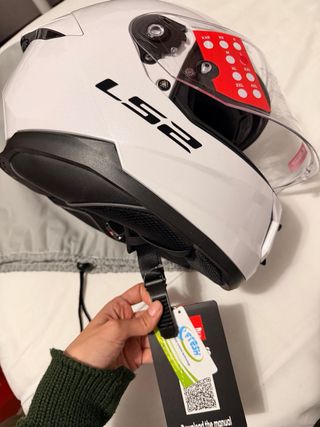 Casco Moto LS2 Nuevo + Funda