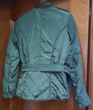 Cazadora Zara Mujer Verde Oliva Talla M