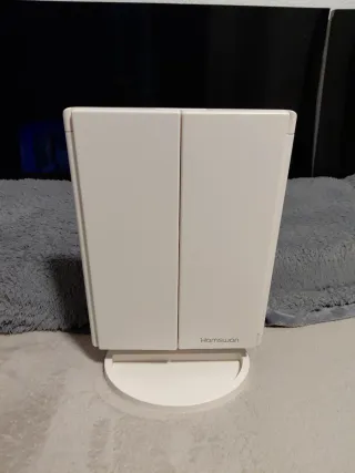 Espejo de maquillaje con luz LED