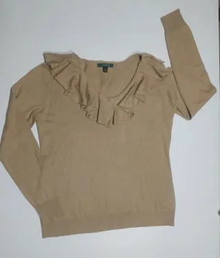 Jersey Ralph Lauren Seda y Cachemira Talla L