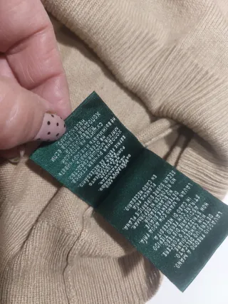 Jersey Ralph Lauren Seda y Cachemira Talla L