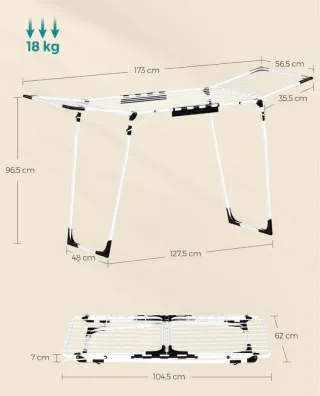 Tendedero Plegable SONGMICS NUEVO!!