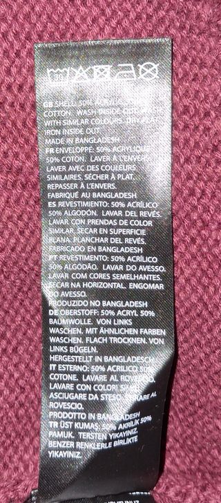 Jersey NA-KD burdeos con cremallera