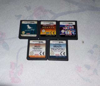 Lote 5 juegos de nintendo DS
