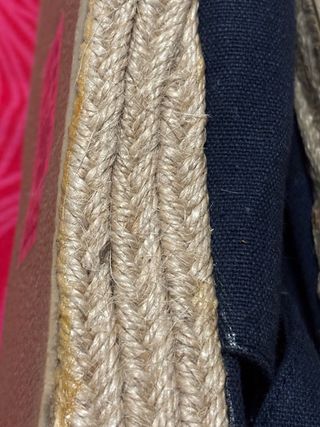 Sandalias de mujer azul y blanco sin estrenar