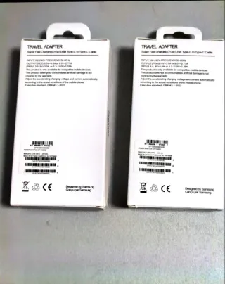 DOS CARGADORES SAMSUNG 25W CARGA RÁPIDA 1MCABLE