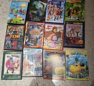 Pack 12 DVDs Infantiles Rusos