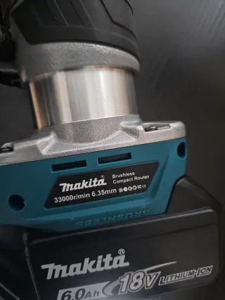 Fresadora Makita 18V 6.0Ah
