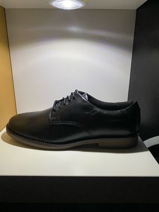 Zapatos Oxford Zara Piel Negro Hombre