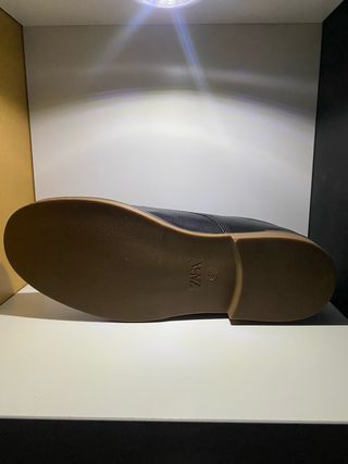 Zapatos Oxford Zara Piel Negro Hombre