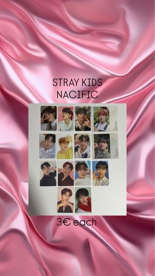 Photocards Stray Kids Nacific