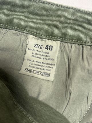 Pantalones vaqueros verde