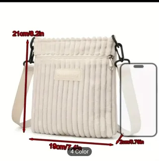 Conjunto Bolso Bandolera y Guantes