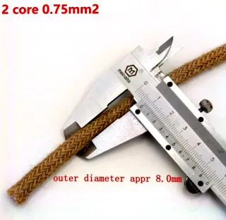 Cable Cáñamo Eléctrico 10m 2 Hilos