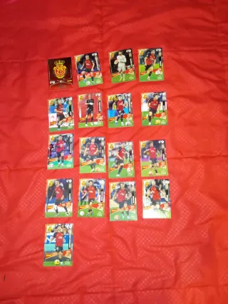 Lote Cartas Fútbol Mallorca Megacracks 25/6