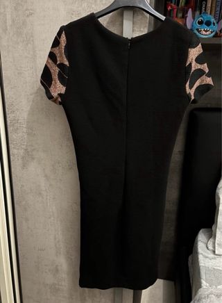 Abito elegante Rinascimento oro e nero