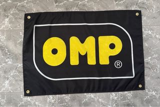 Bandera decorativa OMP logo