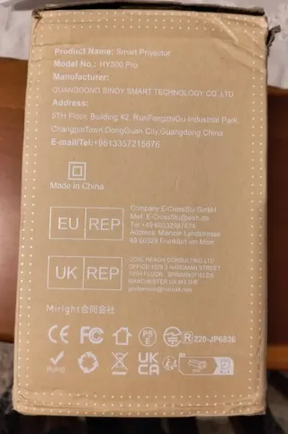 Proyector Inteligente HY300.