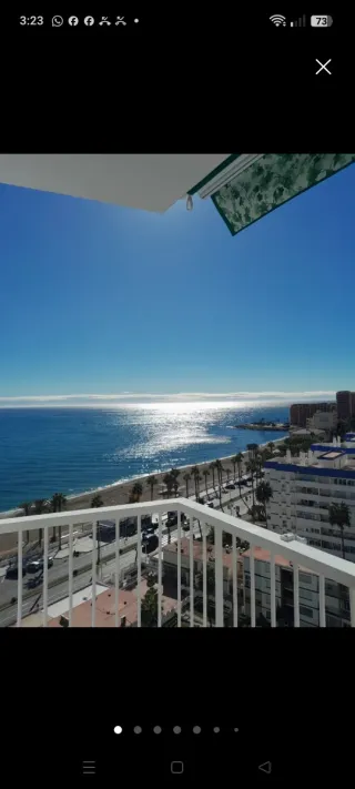 Alquiler vacacional primera linea de playa y pisci