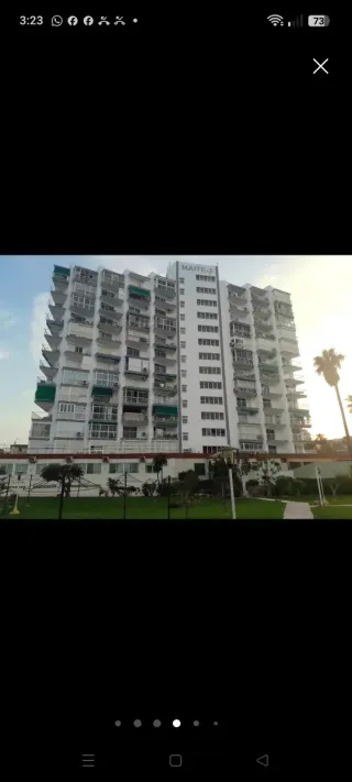 Alquiler vacacional primera linea de playa y pisci