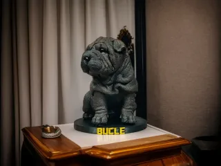 Figura Caniche Gigante O Poodle