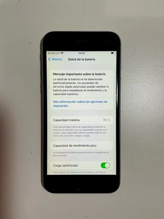 iPhone 6s con cargador, auriculares y caja