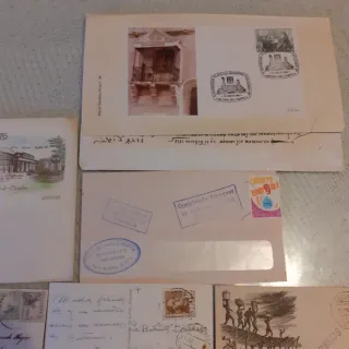 Lotto 37 Pezzi Storia Postale Spagna. 1850-1988.