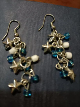 Orecchini con stelle e perline
