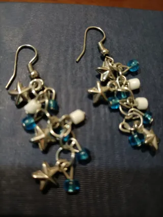 Orecchini con stelle e perline