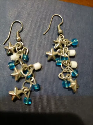 Orecchini con stelle e perline