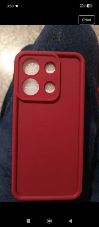 Cover per Redmi 13 4G bordeaux