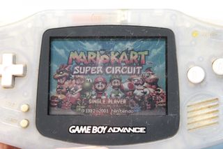 Nintendo Game Boy Advance. Mario Kart Super Circuit.