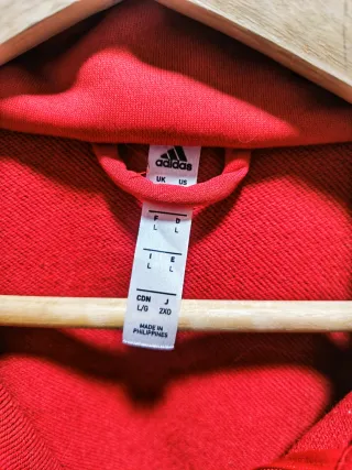 Chaqueta Adidas Roja y Negra