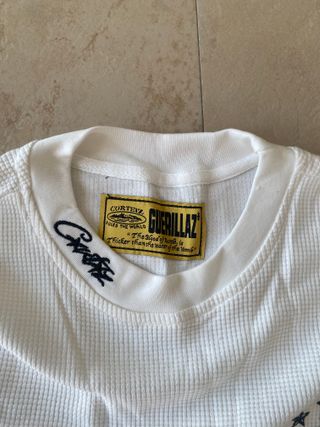 Camiseta blanca manga larga