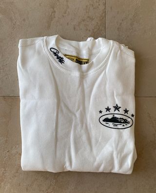 Camiseta blanca manga larga