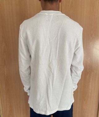 Camiseta blanca manga larga