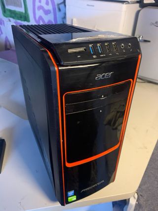 Torre PC Acer Predator G3 Negra/Naranja
