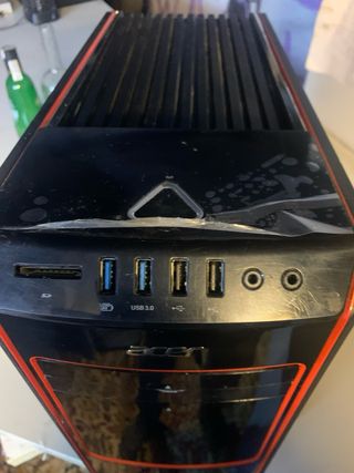 Torre PC Acer Predator G3 Negra/Naranja