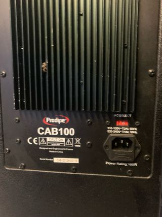 Prodipe CAB100 Amplificador Negro