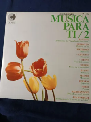 2x Vinilos - MÚSICA PARA TI y MÚSICA PARA TI / 2