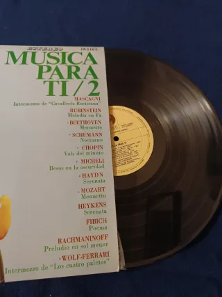 2x Vinilos - MÚSICA PARA TI y MÚSICA PARA TI / 2