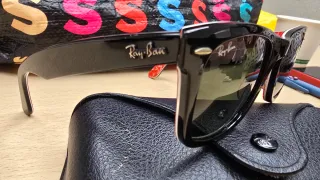 Gafas de Sol Ray-Ban RB2140 Negra/Verde