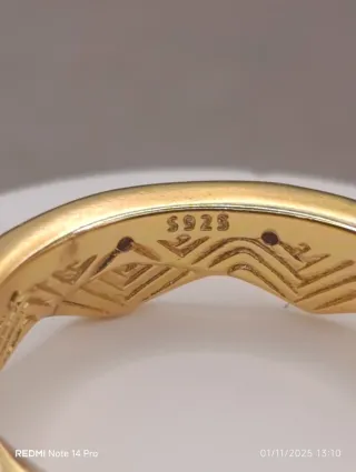 Anillo Dorado Diseño Juego de Tronos CP442