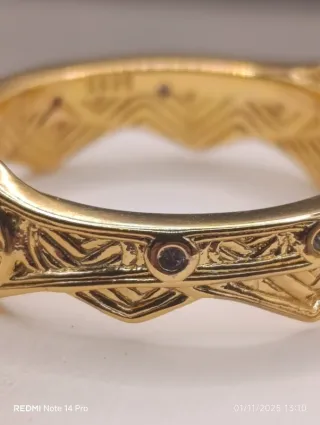 Anillo Dorado Diseño Juego de Tronos CP442