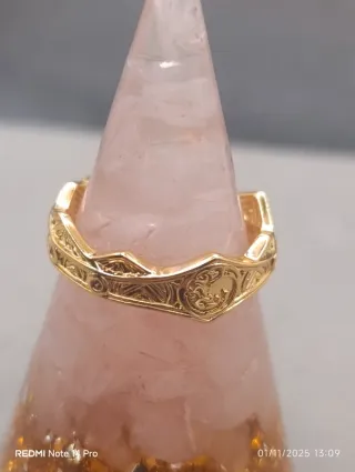 Anillo Dorado Diseño Juego de Tronos CP442