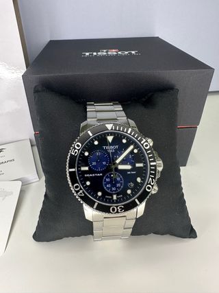 Tissot Seastar 1000 Chronograph Azul Negro 45.5mm