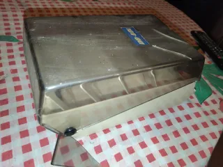 Caja organizador vintage metal y plástico